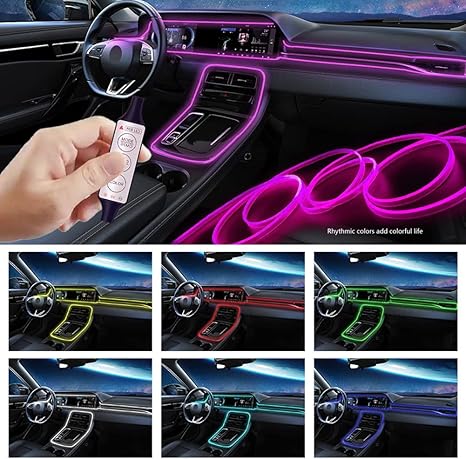 Cinta LED FUTURISTA RGB Neon Para Auto- CALIDAD PREMIUM.