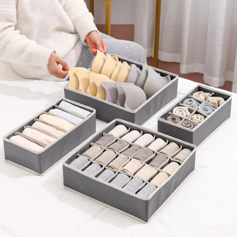🧺 Organizador de Ropa Interior - Set de 4 Piezas ULTIMAS 15 UNIDADES