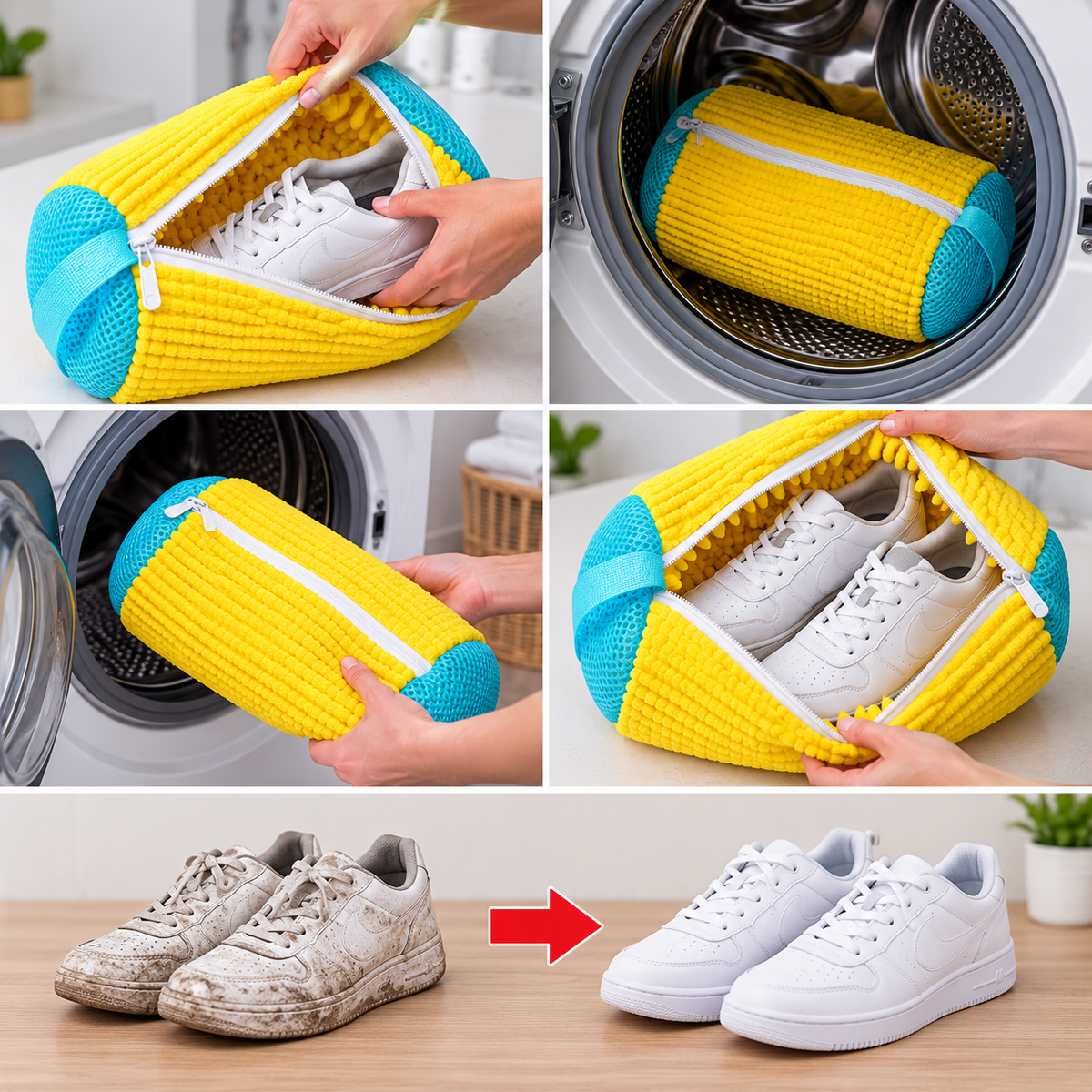 🧼 BOLSA PROTECTORA PARA LAVAR CALZADOS