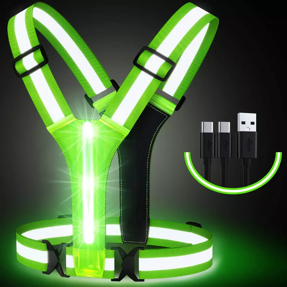 Chaleco Reflectivo LED Recargable