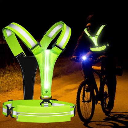 Chaleco Reflectivo LED Recargable