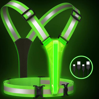 Chaleco Reflectivo LED Recargable