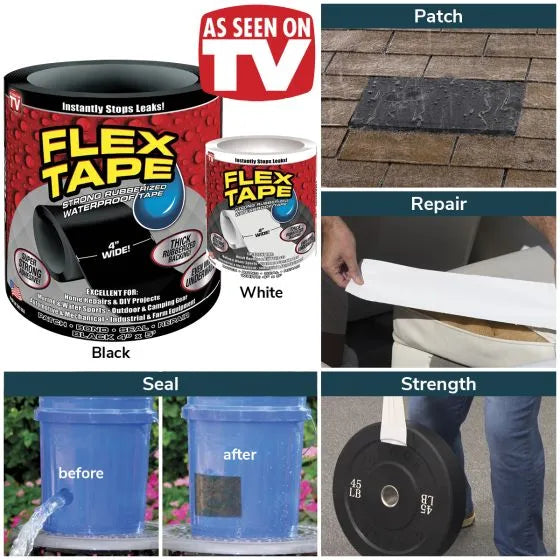 FLEX TAPE - ¡La cinta que lo repara TODO!