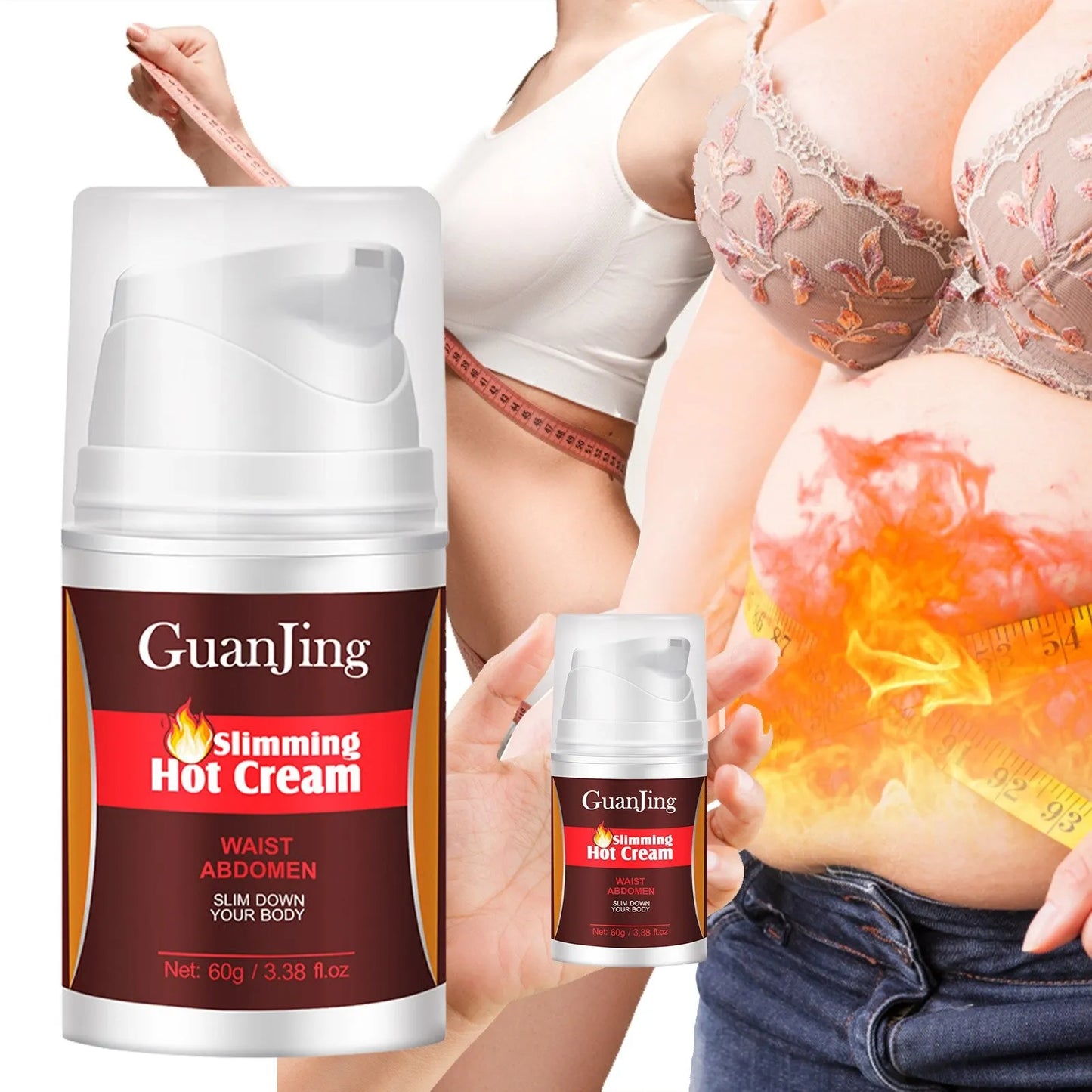 Crema Reductora Efecto Calor – Slimming Hot Cream GuanJing