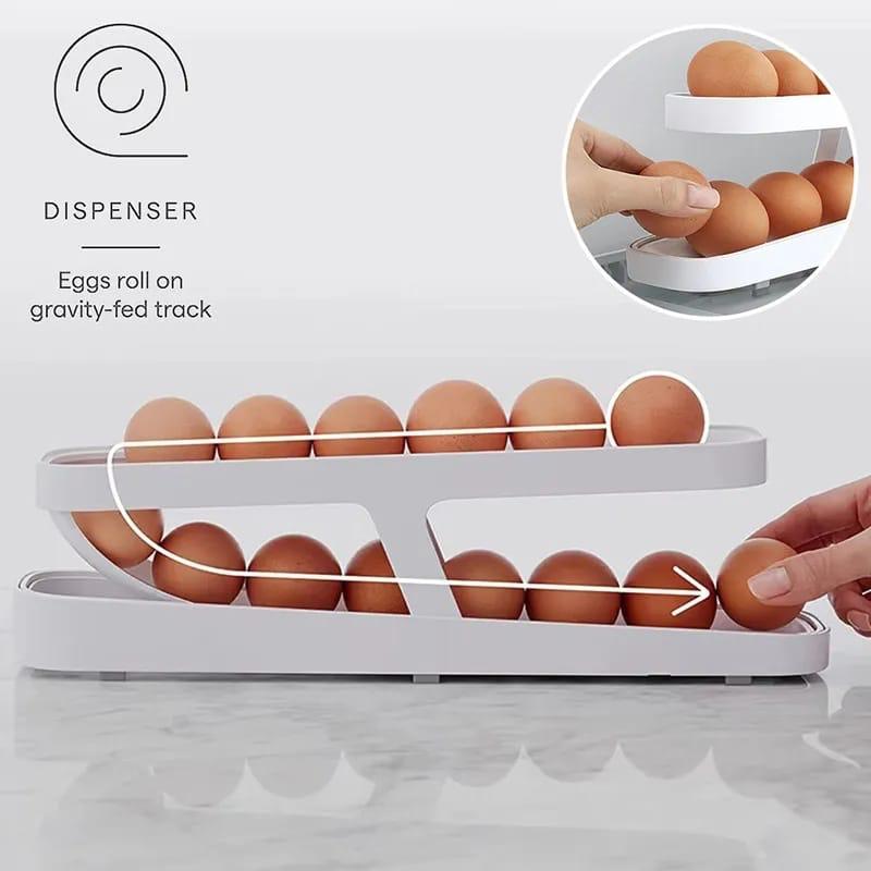 Dispensador Organizador de Huevos Automático