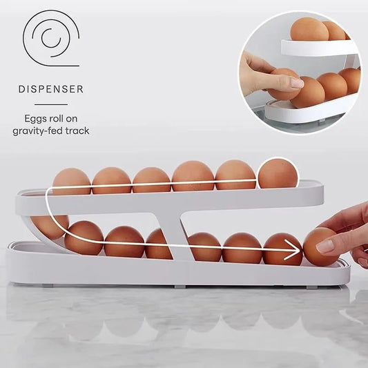 Dispensador Organizador de Huevos Automático