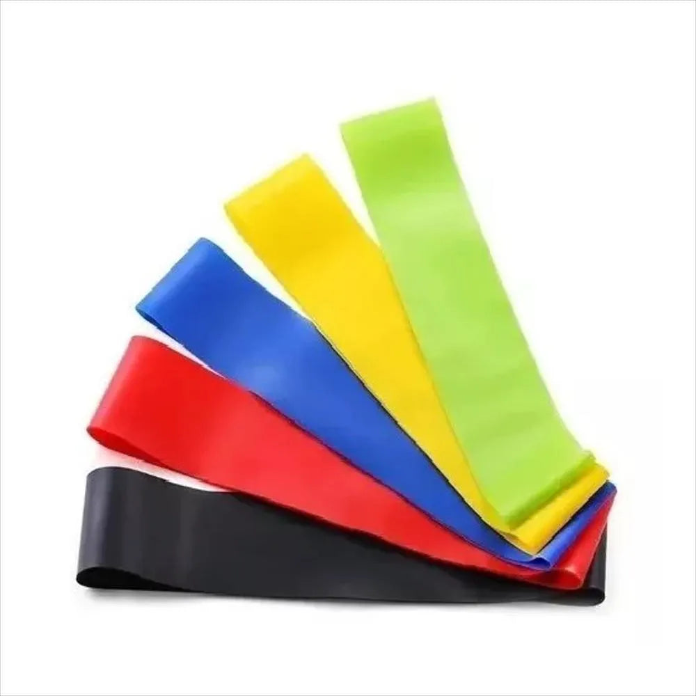 Kit De 5 Bandas Elasticas Varios Niveles
