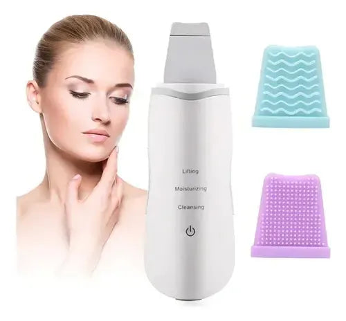 Limpiador Facial Ultrasónico 3 en 1 - Skin Scrubber