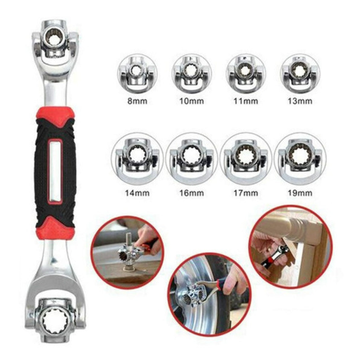 🔧 Llave Multifuncional 360° – 48 en 1