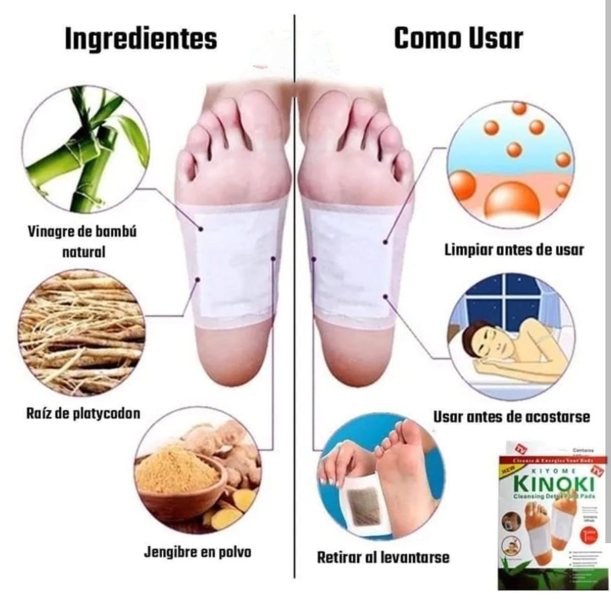 🌿 KINOKI PARCHES DETOX