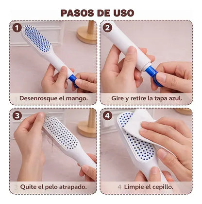 Peine Retractil Premium Autolimpiante