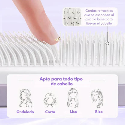 Peine Retractil Premium Autolimpiante