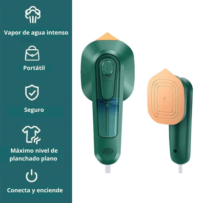 Mini Plancha Portátil – Vapor Potente y Compacta